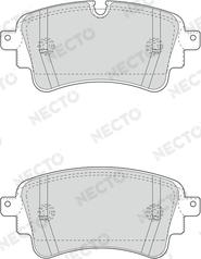 Necto FD7654A - Set placute frana,frana disc aaoparts.ro