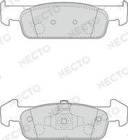 Necto FD7656A - Set placute frana,frana disc aaoparts.ro