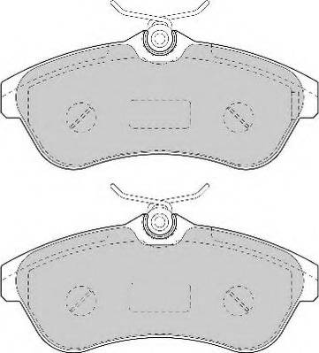 Necto FD7028N - Set placute frana,frana disc aaoparts.ro