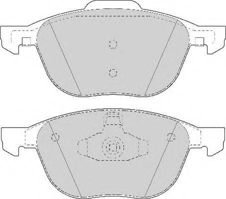 Necto FD7078N - Set placute frana,frana disc aaoparts.ro