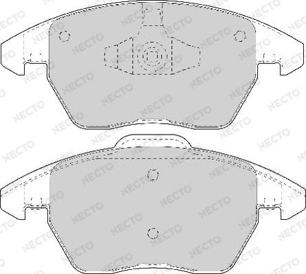 Necto FD7146A - Set placute frana,frana disc aaoparts.ro