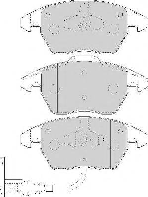 Necto FD7111N - Set placute frana,frana disc aaoparts.ro