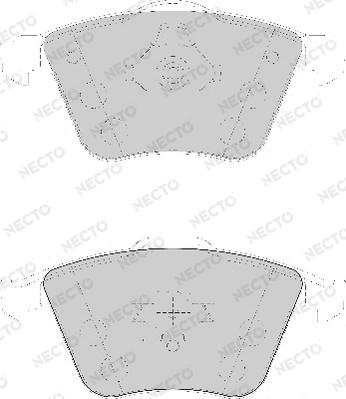 Necto FD7137A - Set placute frana,frana disc aaoparts.ro