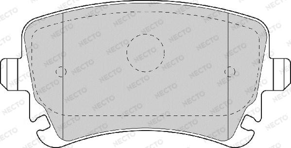 Necto FD7176A - Set placute frana,frana disc aaoparts.ro