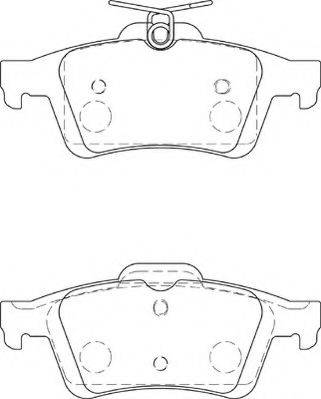 Necto FD7274N - Set placute frana,frana disc aaoparts.ro