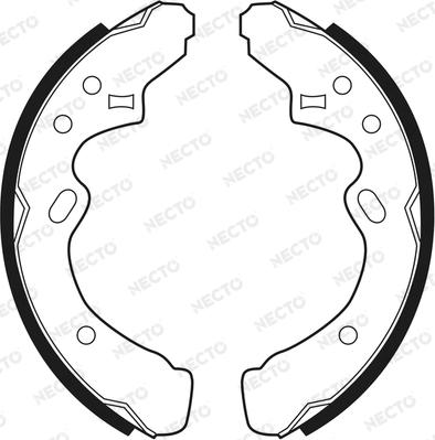Necto N1440 - Set saboti frana aaoparts.ro