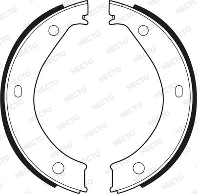 Necto N1460 - Set saboti frana, frana de mana aaoparts.ro