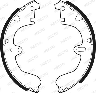 Necto N1423 - Set saboti frana aaoparts.ro