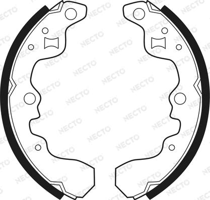 Necto N1474 - Set saboti frana aaoparts.ro