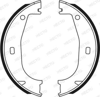 Necto N1544 - Set saboti frana, frana de mana aaoparts.ro