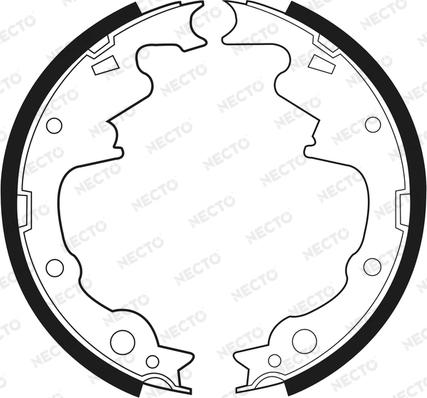 Necto N1620 - Set saboti frana aaoparts.ro