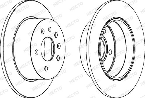 Necto WN495 - Disc frana aaoparts.ro