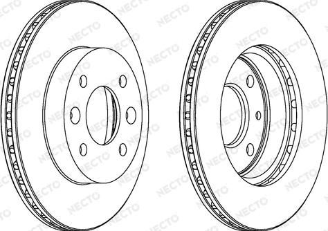 Necto WN435 - Disc frana aaoparts.ro
