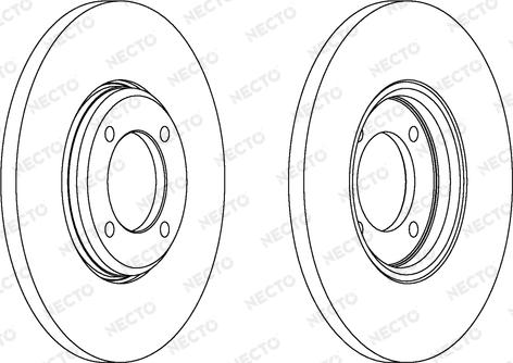 Necto WN172 - Disc frana aaoparts.ro