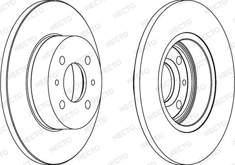 Necto WN293 - Disc frana aaoparts.ro