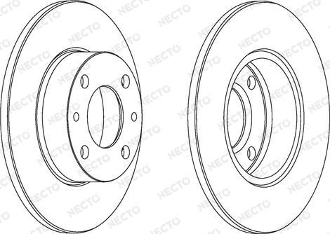Necto WN259 - Disc frana aaoparts.ro