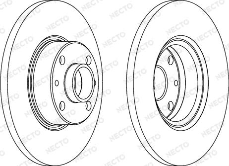 Necto WN213 - Disc frana aaoparts.ro