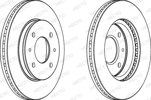ABEX W0718 - Disc frana aaoparts.ro