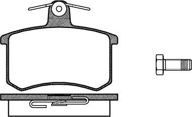 GUD GBP013500 - Set placute frana,frana disc aaoparts.ro