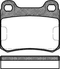 Mercedes-Benz 0004200120 - Set placute frana,frana disc aaoparts.ro