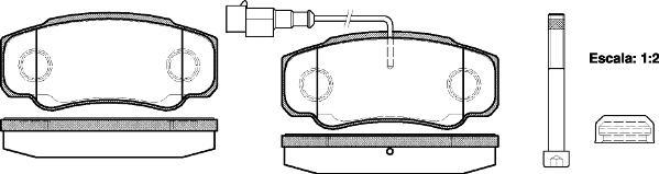 NEW BLOX NB23860V02 - Set placute frana,frana disc aaoparts.ro