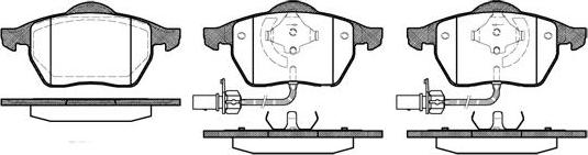 J&S Automotive VBP2470 - Set placute frana,frana disc aaoparts.ro