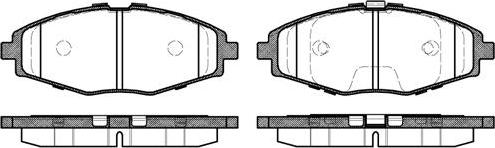 Chevrolet 93747541 - Set placute frana,frana disc aaoparts.ro