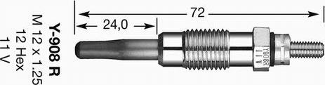 NGK 4585 - Bujie incandescenta aaoparts.ro