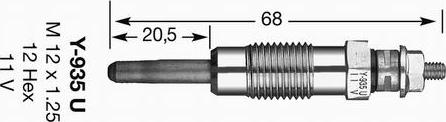 NGK 4791 - Bujie incandescenta aaoparts.ro