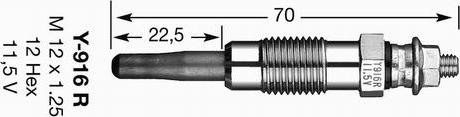 NGK 2785 - Bujie incandescenta aaoparts.ro