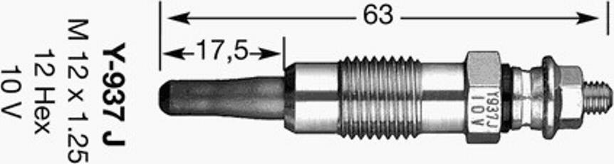 NGK D-Power  5 - Bujie incandescenta aaoparts.ro