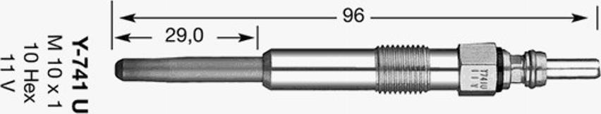 NGK D-Power 20 - Bujie incandescenta aaoparts.ro