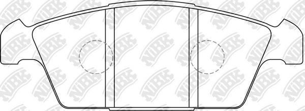 NiBK PN9183 - Set placute frana,frana disc aaoparts.ro
