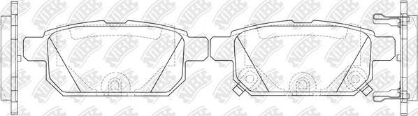 NiBK PN9808 - Set placute frana,frana disc aaoparts.ro