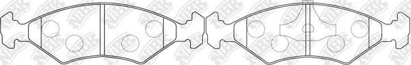 NiBK PN5108 - Set placute frana,frana disc aaoparts.ro