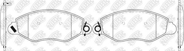 NiBK PN51162 - Set placute frana,frana disc aaoparts.ro