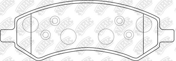 NiBK PN53004 - Set placute frana,frana disc aaoparts.ro