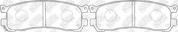 NiBK PN5290 - Set placute frana,frana disc aaoparts.ro