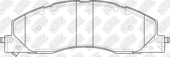 NiBK PN0914 - Set placute frana,frana disc aaoparts.ro