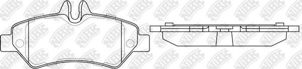NiBK PN0412 - Set placute frana,frana disc aaoparts.ro