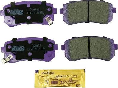 NiBK PN0436 - Set placute frana,frana disc aaoparts.ro