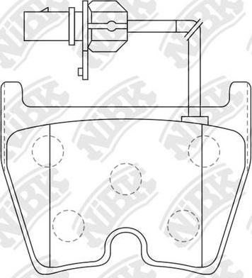 NiBK PN0432W - Set placute frana,frana disc aaoparts.ro