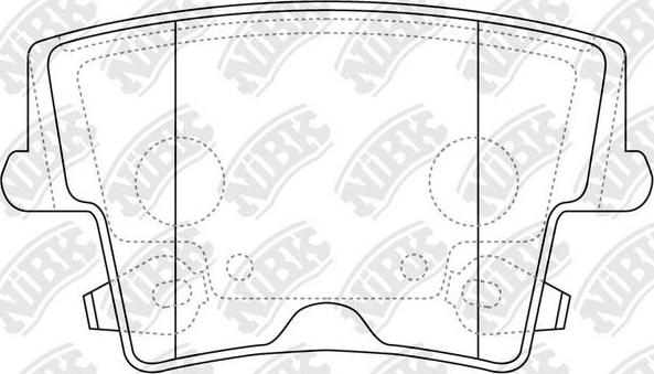 NiBK PN0422 - Set placute frana,frana disc aaoparts.ro