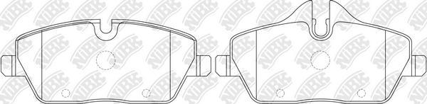 NiBK PN0508 - Set placute frana,frana disc aaoparts.ro