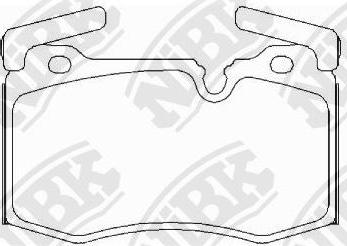 NiBK PN0606 - Set placute frana,frana disc aaoparts.ro