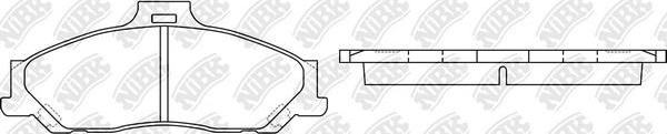 NiBK PN0163 - Set placute frana,frana disc aaoparts.ro