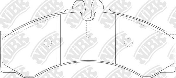 NiBK PN0107 - Set placute frana,frana disc aaoparts.ro