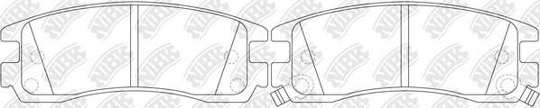 NiBK PN0175 - Set placute frana,frana disc aaoparts.ro