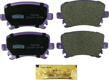 NiBK PN0349 - Set placute frana,frana disc aaoparts.ro