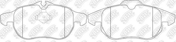NiBK PN0325 - Set placute frana,frana disc aaoparts.ro